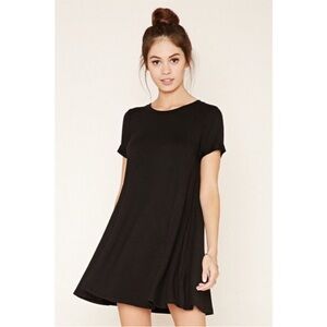 Brandy Melville Black T Shirt Dress Small